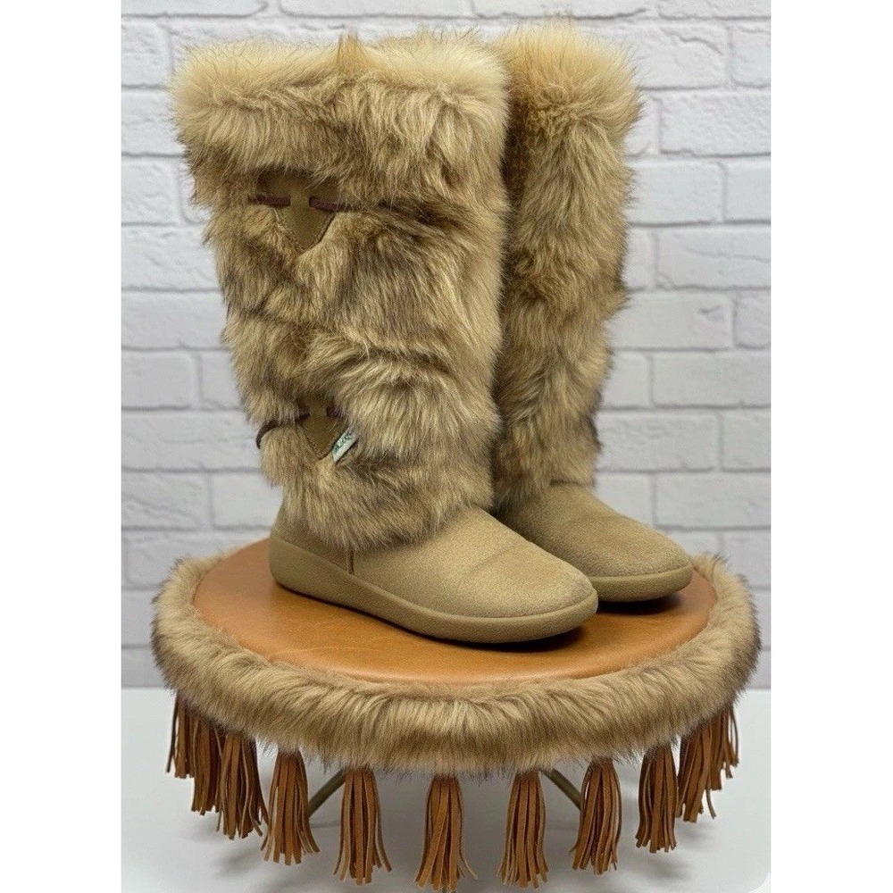 Pajar 🤑Canada Genuine 🔥real Fur Tundra Snow Boots Insulated Luxury 37/6.5 $425